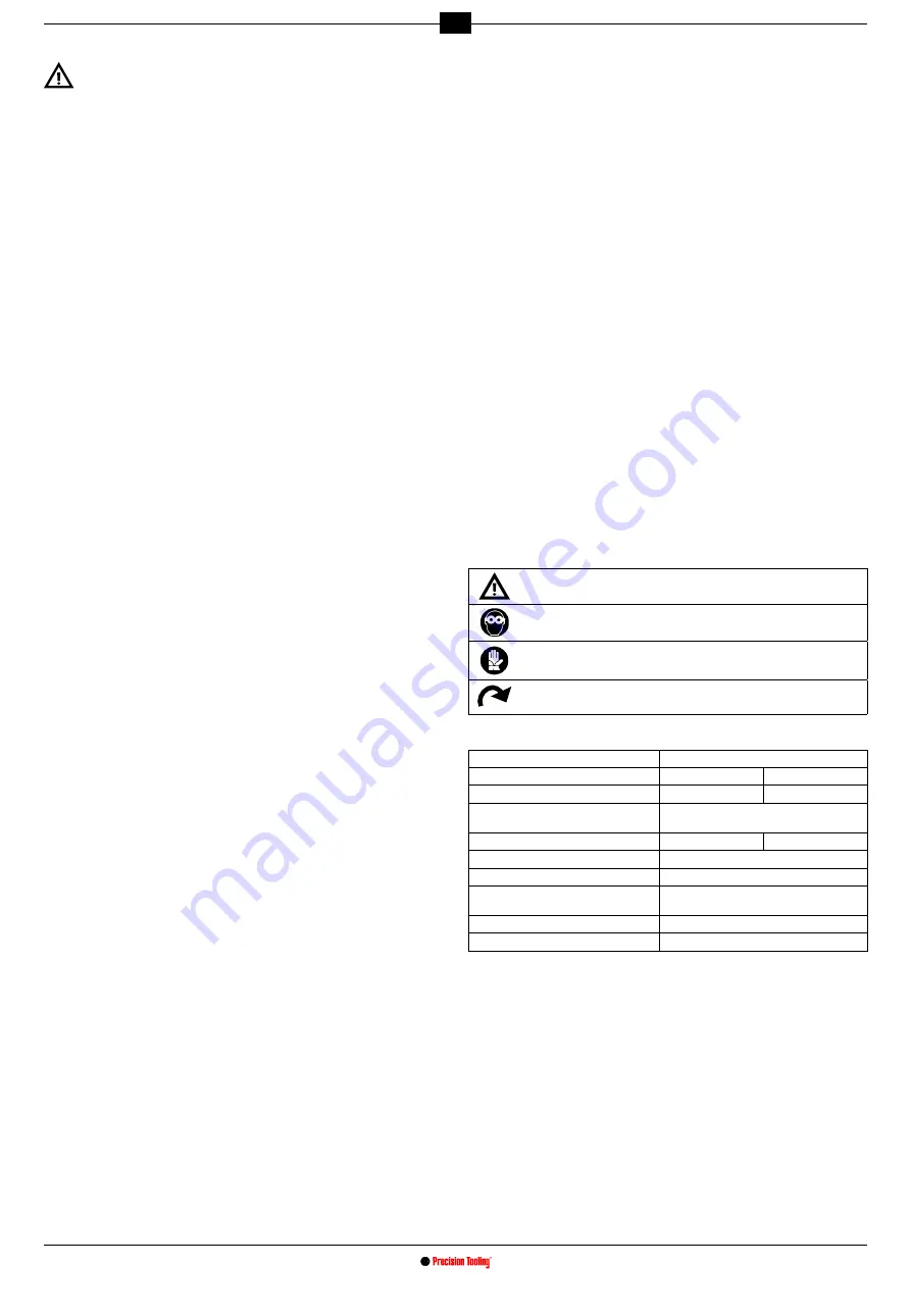 Precision Tooling Speed Sharp Star Owner'S Manual Download Page 15