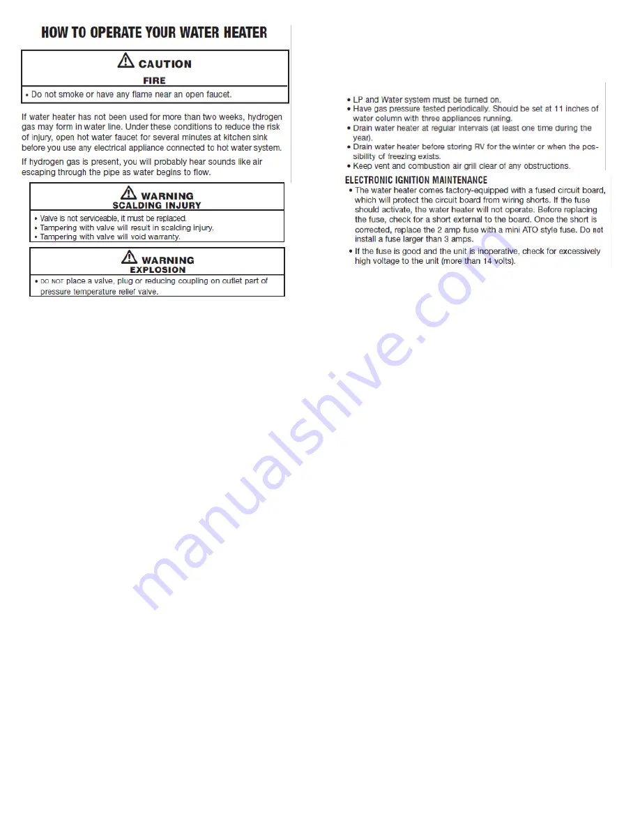 PrecisionTemp RV-550 NSP-EC Installation, Operation And Maintenance Manual Download Page 4