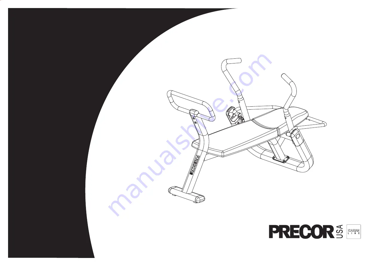 Precor Ab-X100 Assembly Manual Download Page 1