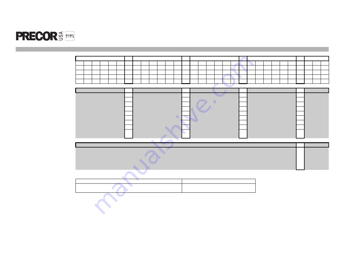 Precor Ab-X100 Assembly Manual Download Page 45