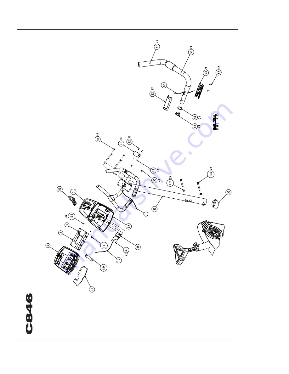 Precor Bicycle-mounted Child Seat C846 Скачать руководство пользователя страница 48