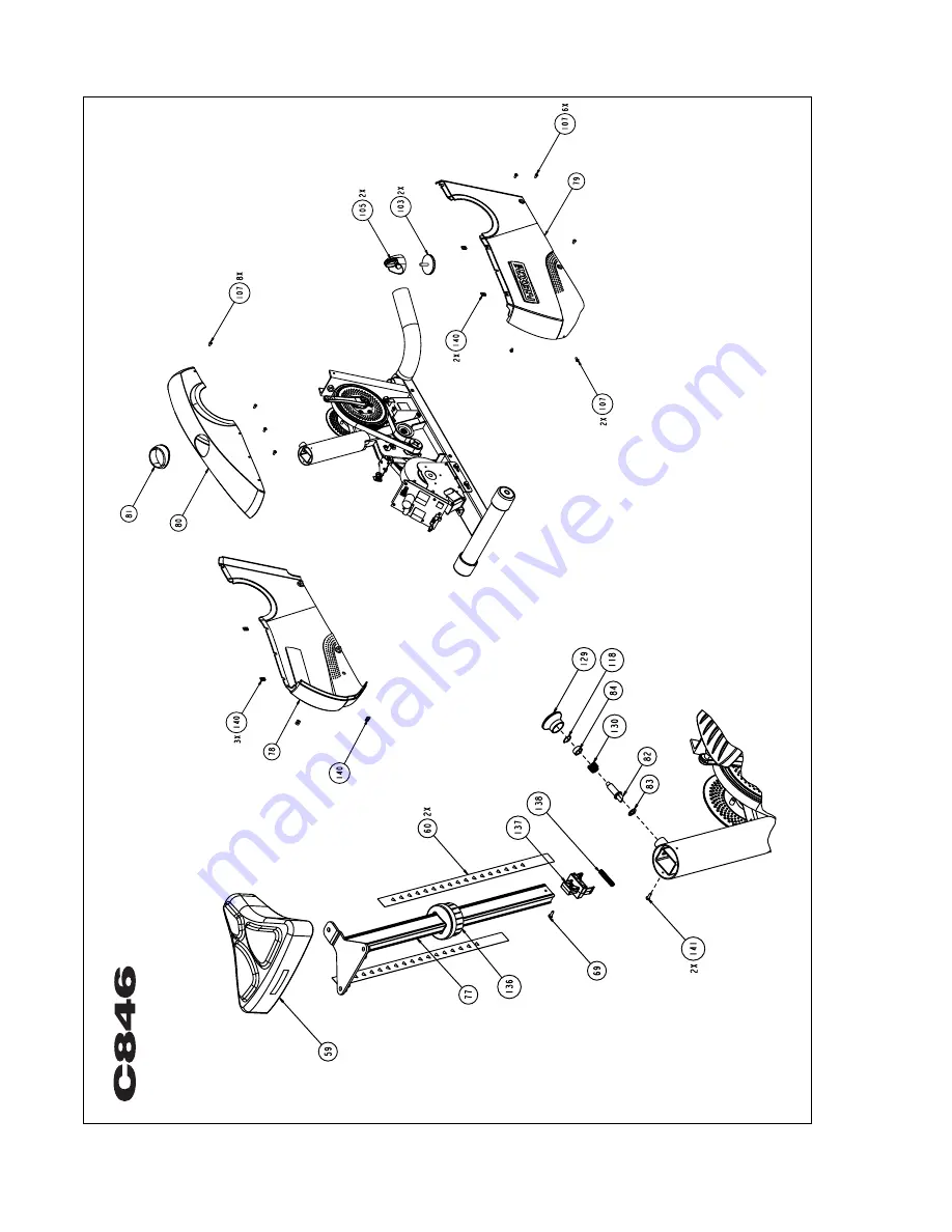 Precor Bicycle-mounted Child Seat C846 Owner'S Manual Download Page 51