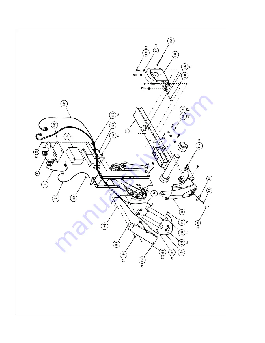 Precor Move Beyond EFX556 NAVY Owner'S Manual Download Page 40