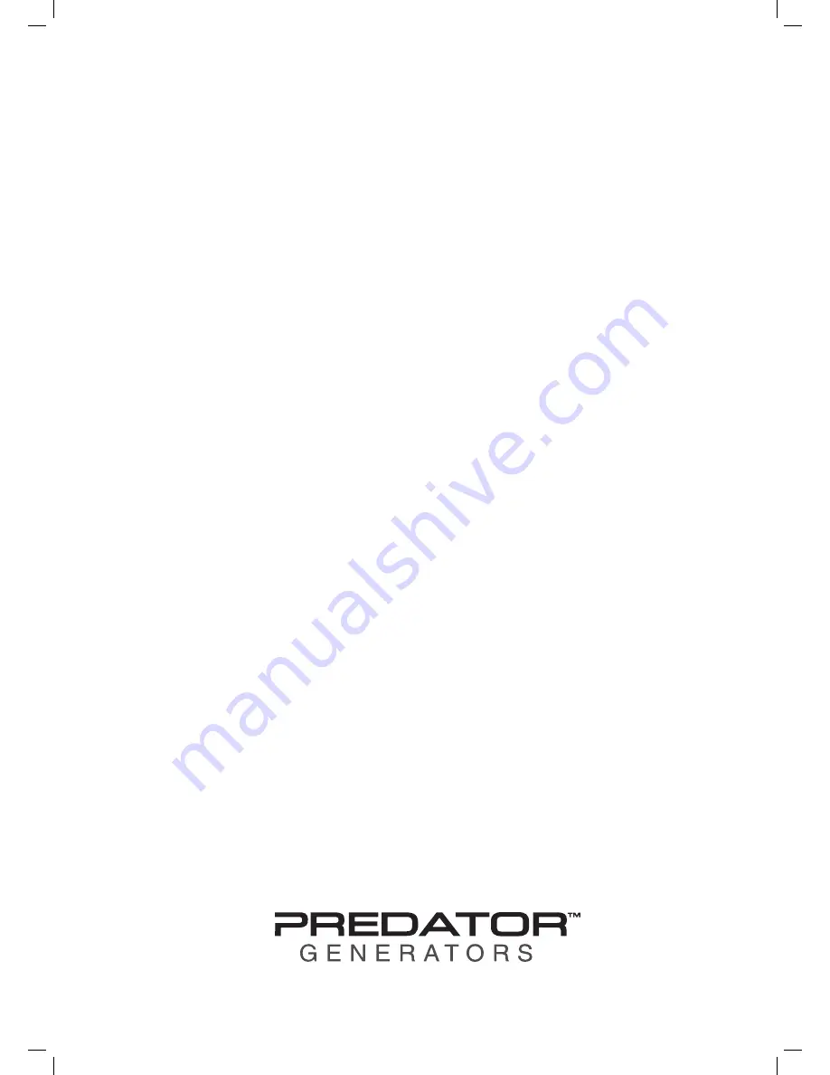 Predator 69671 Owner'S Manual & Safety Instructions Download Page 24