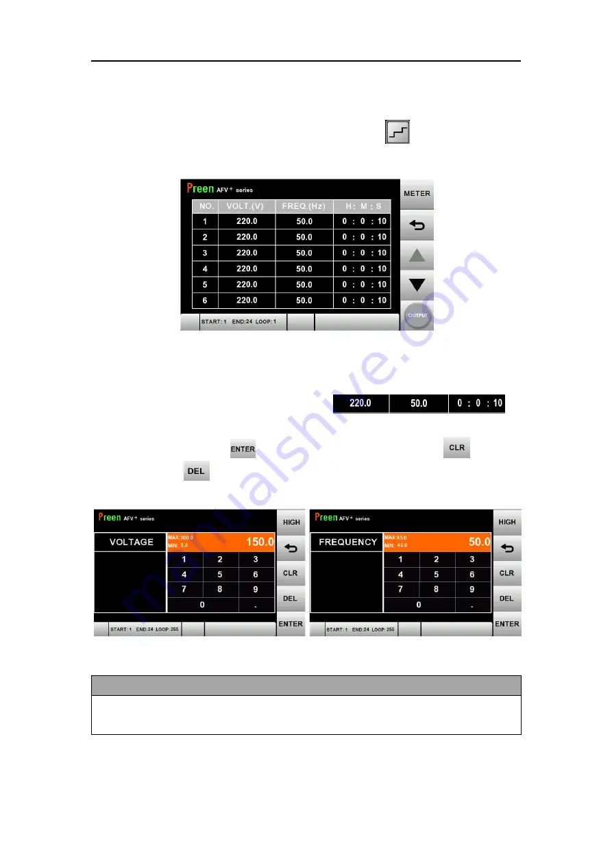 Preen AFV+ Series User Manual Download Page 74