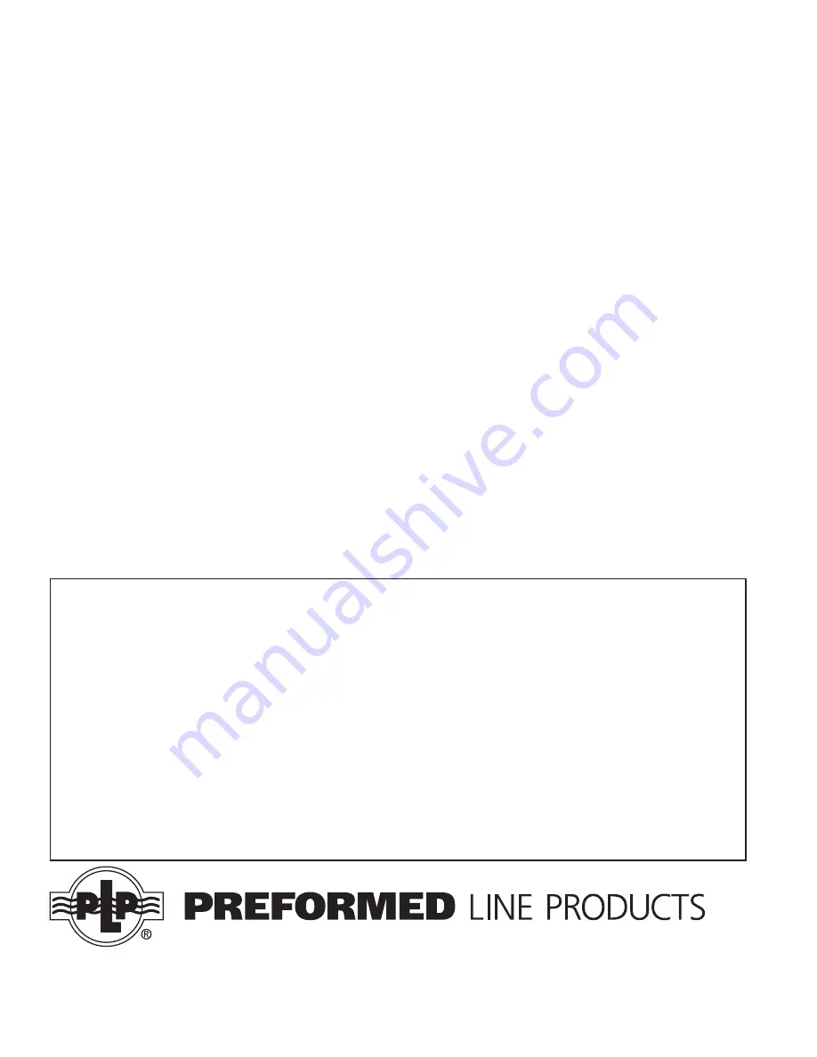 PREFORMED LINE PRODUCTS COYOTE 80061610 Manual Download Page 4