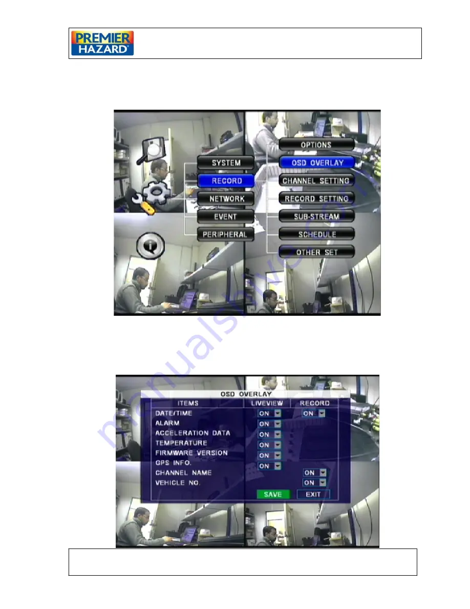 Premier Hazard PHMDVR-X3 User Manual Download Page 40