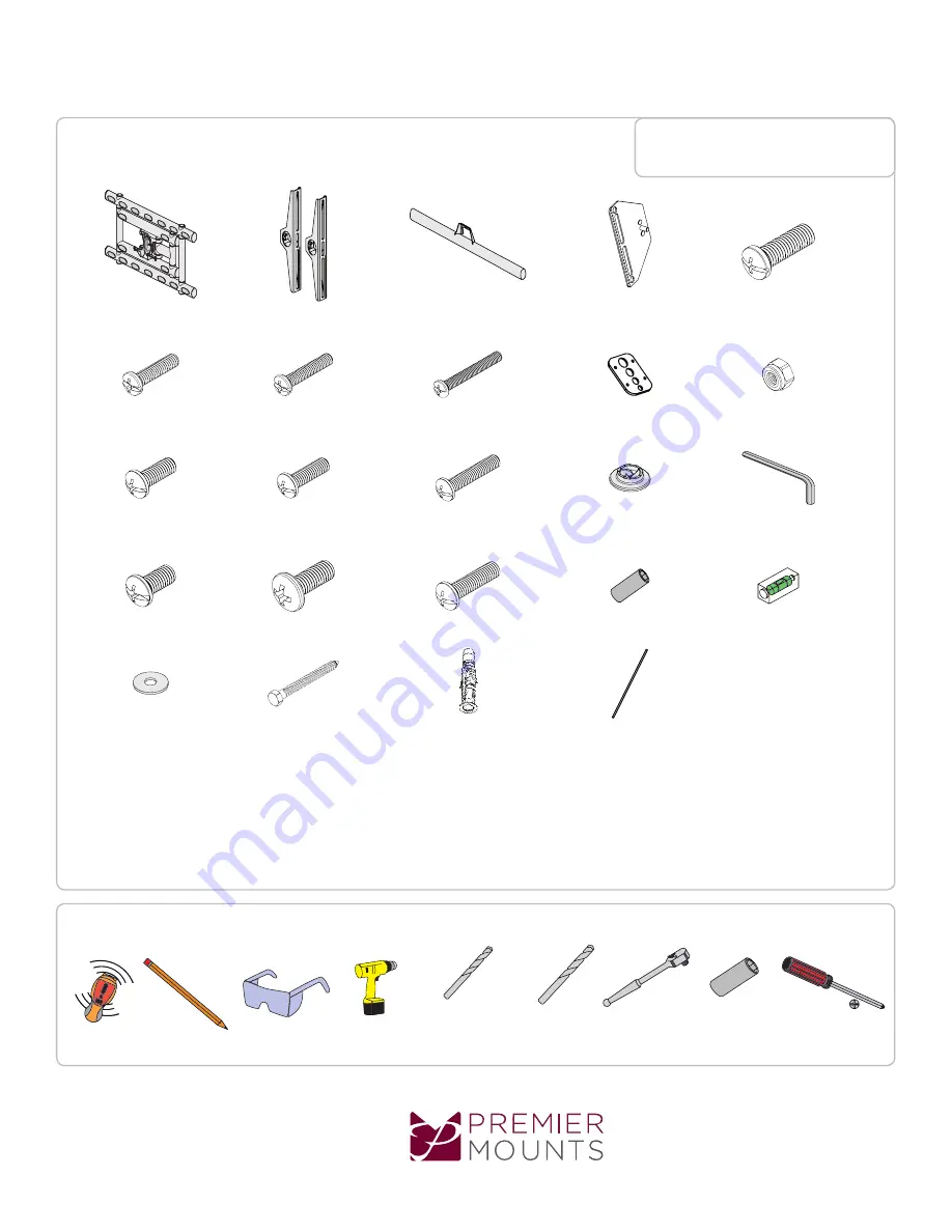 Premier Mounts AM300-B Скачать руководство пользователя страница 3