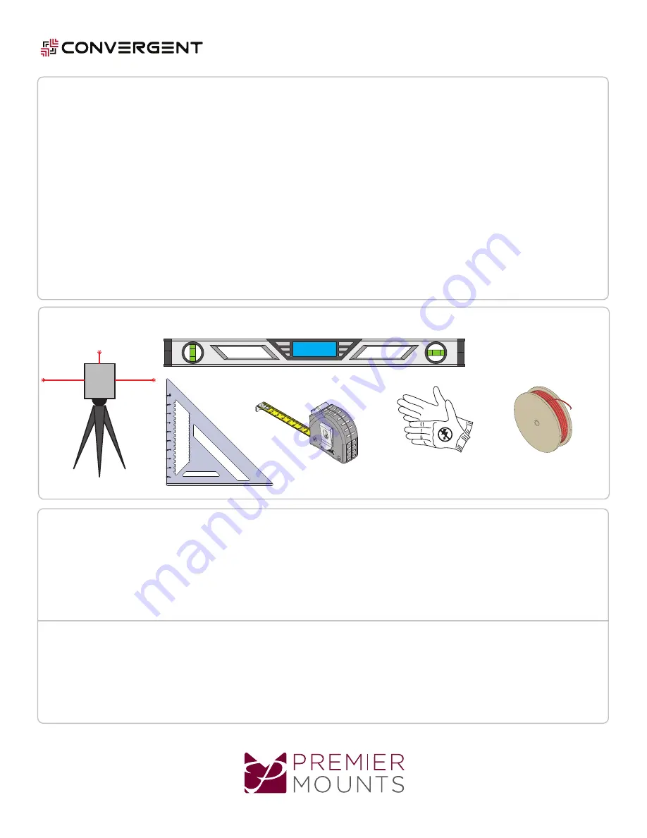 Premier Mounts Convergent A-A27 Series Installation Manual Download Page 2