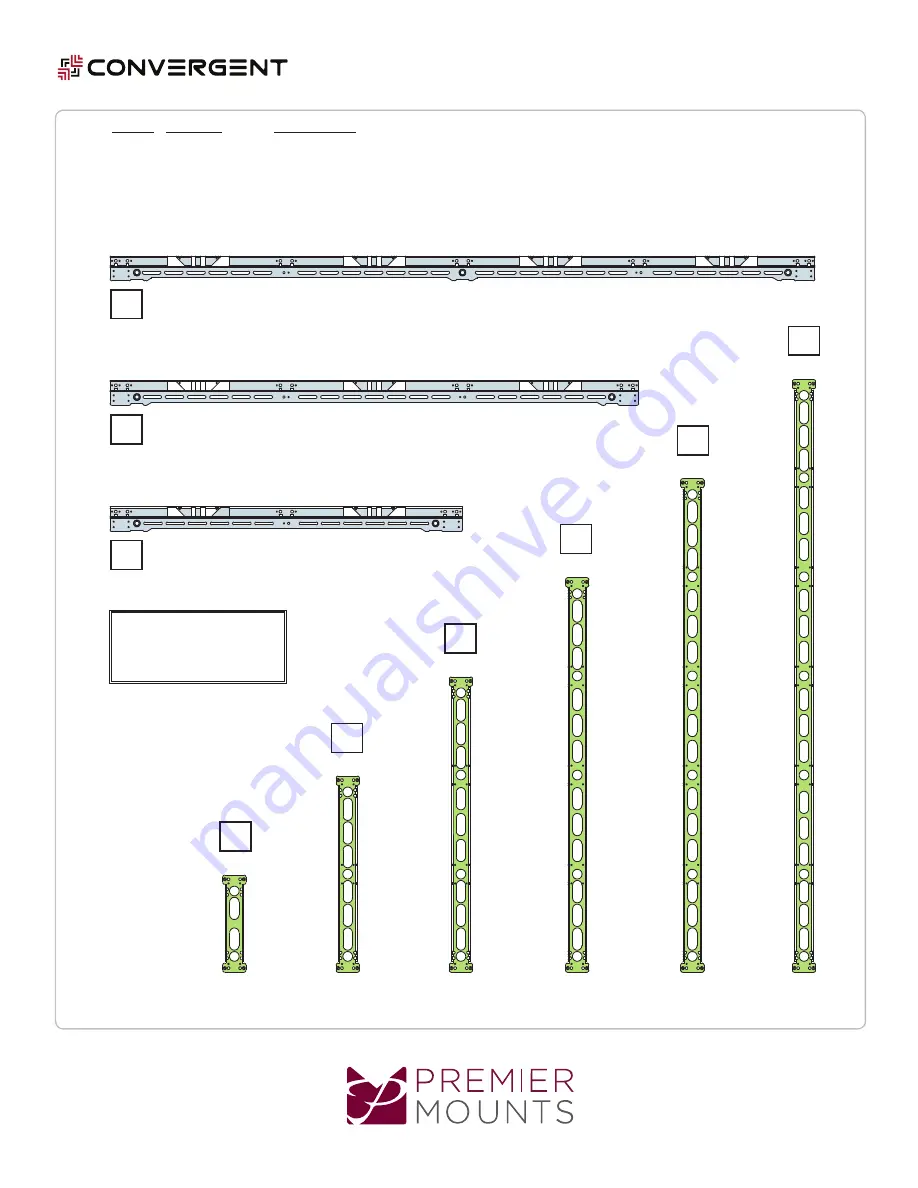 Premier Mounts CONVERGENT TVF Series Installation Manual Download Page 4