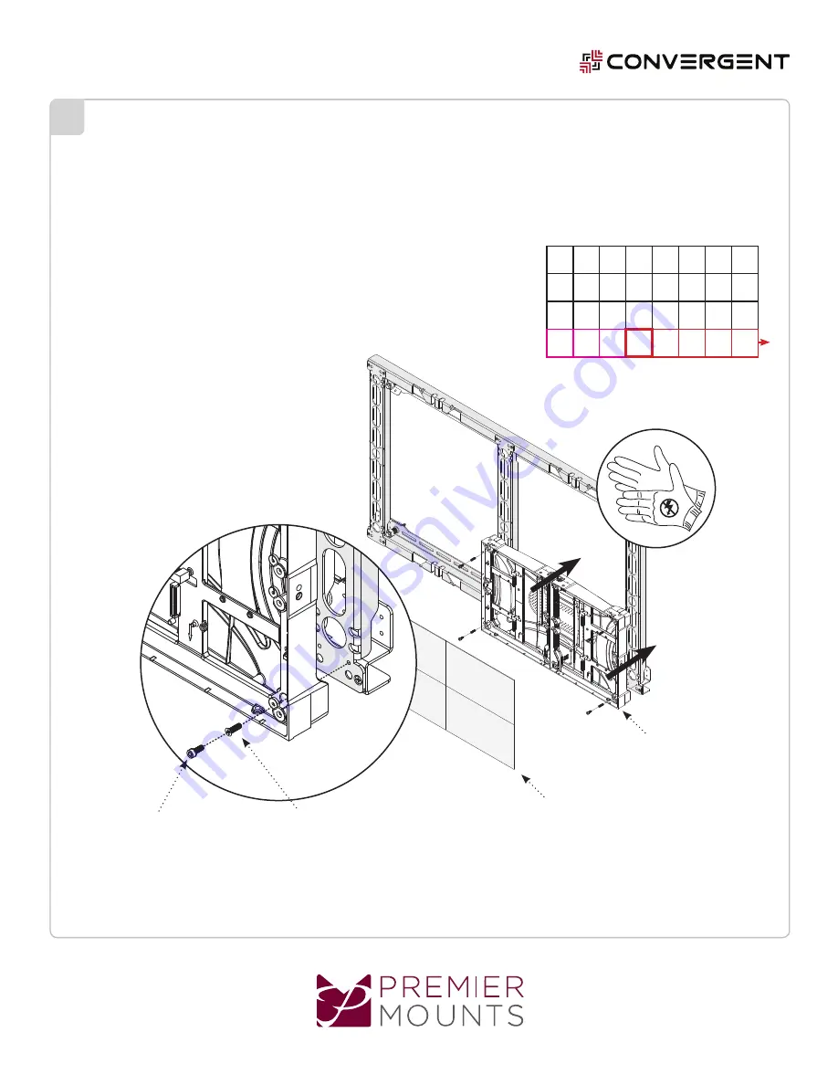 Premier Mounts CONVERGENT TVF Series Installation Manual Download Page 15