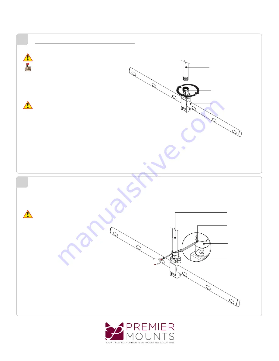 Premier Mounts ECM-D70T Installation Manual Download Page 4