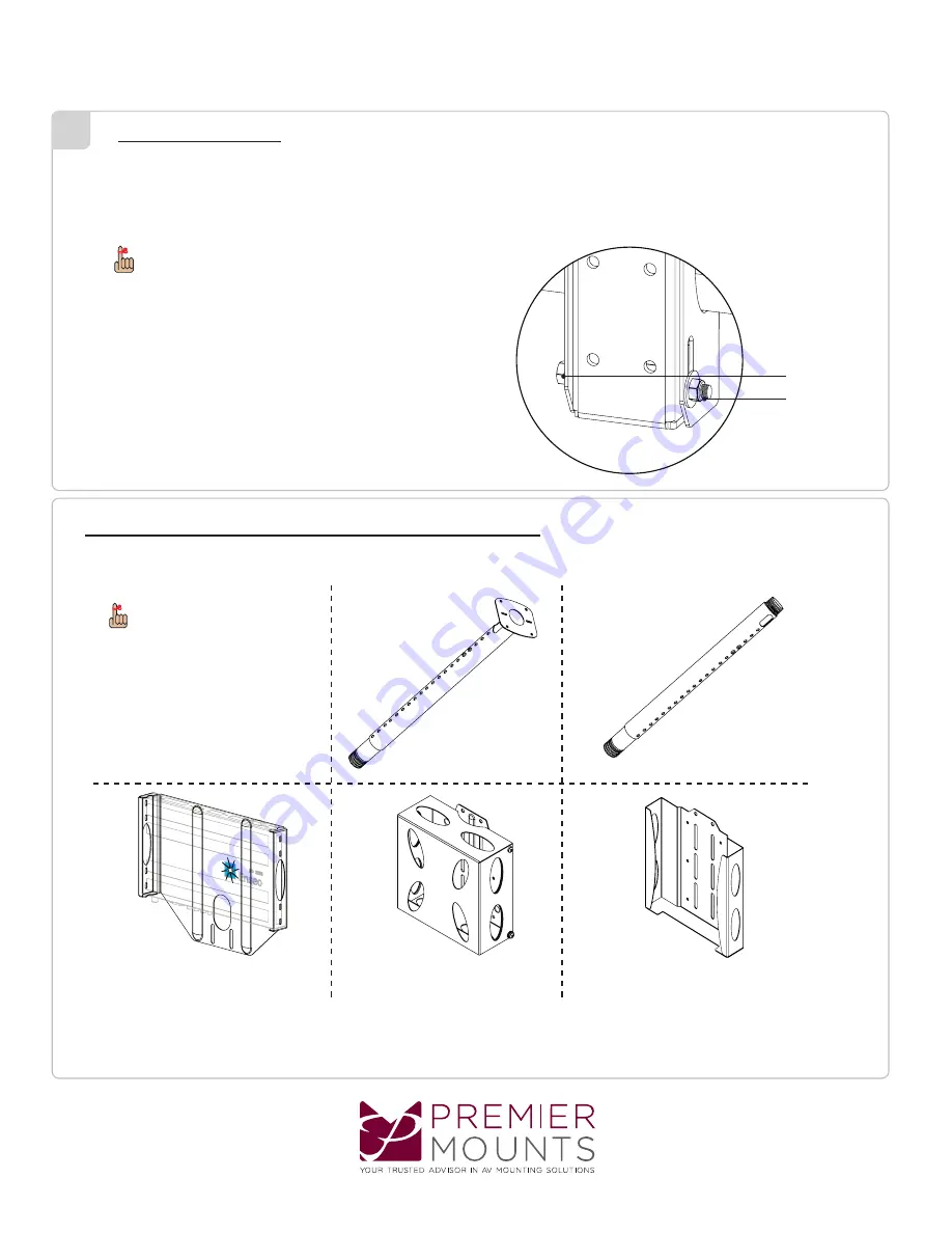 Premier Mounts ECM-D70T Installation Manual Download Page 9