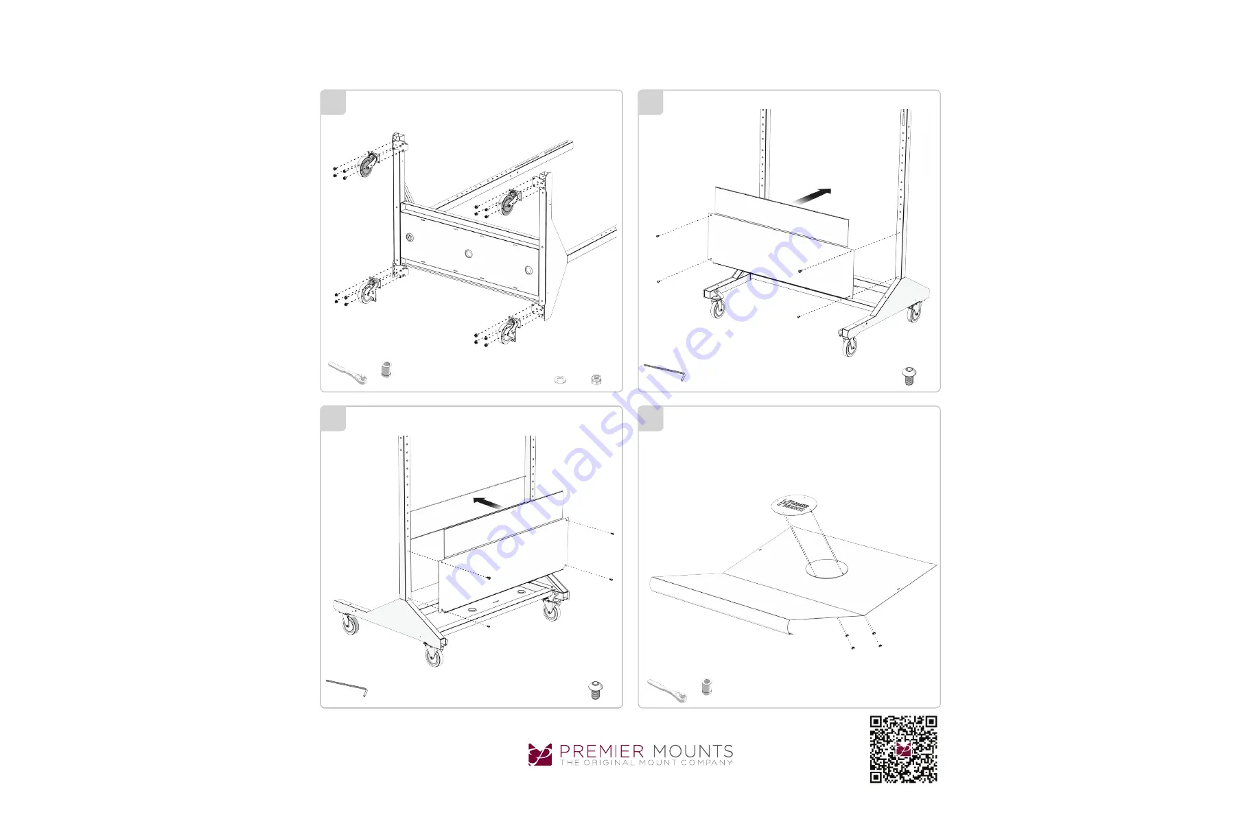 Premier Mounts MVWC-2X2 Скачать руководство пользователя страница 3