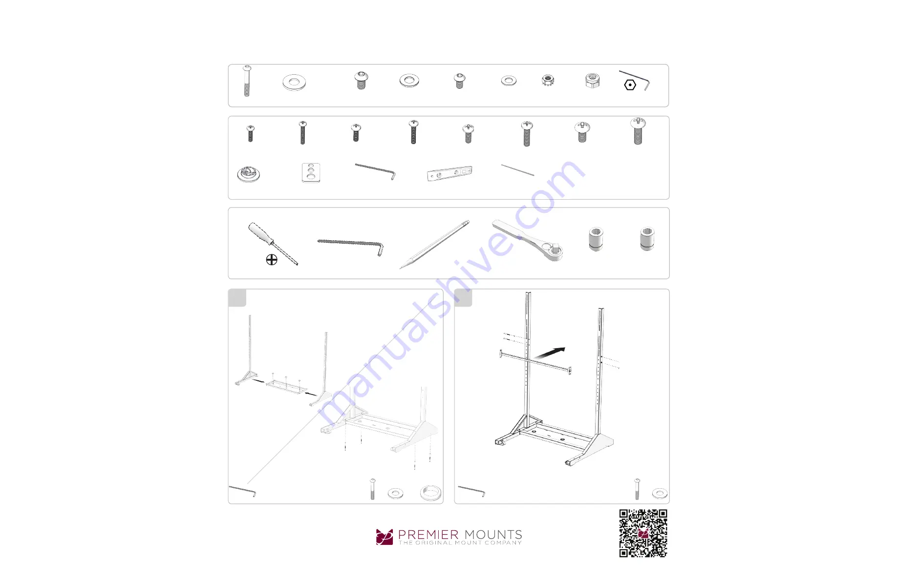 Premier Mounts MVWC-3X3 Installation Manual Download Page 2