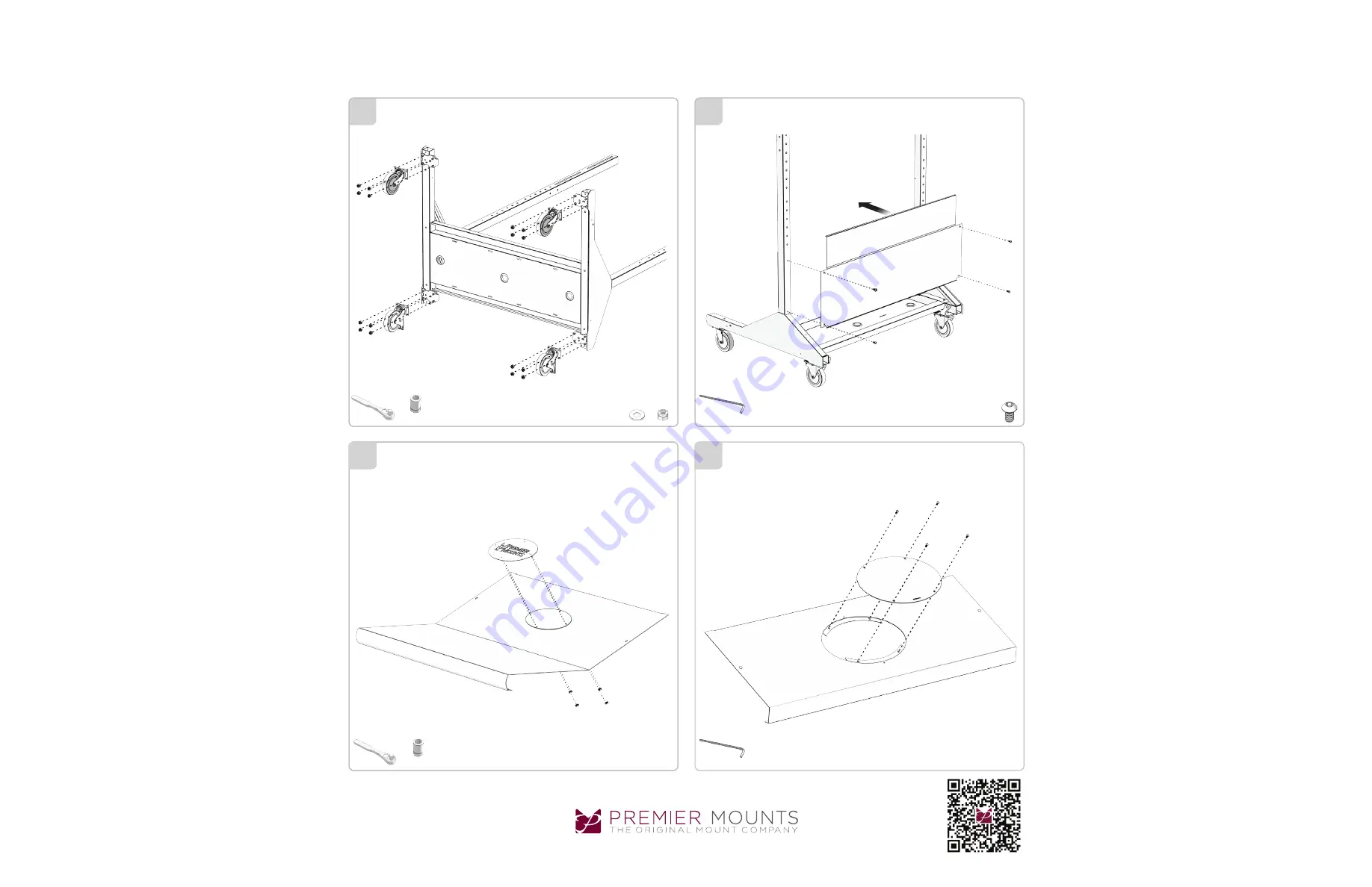 Premier Mounts MVWC-3X3 Installation Manual Download Page 3