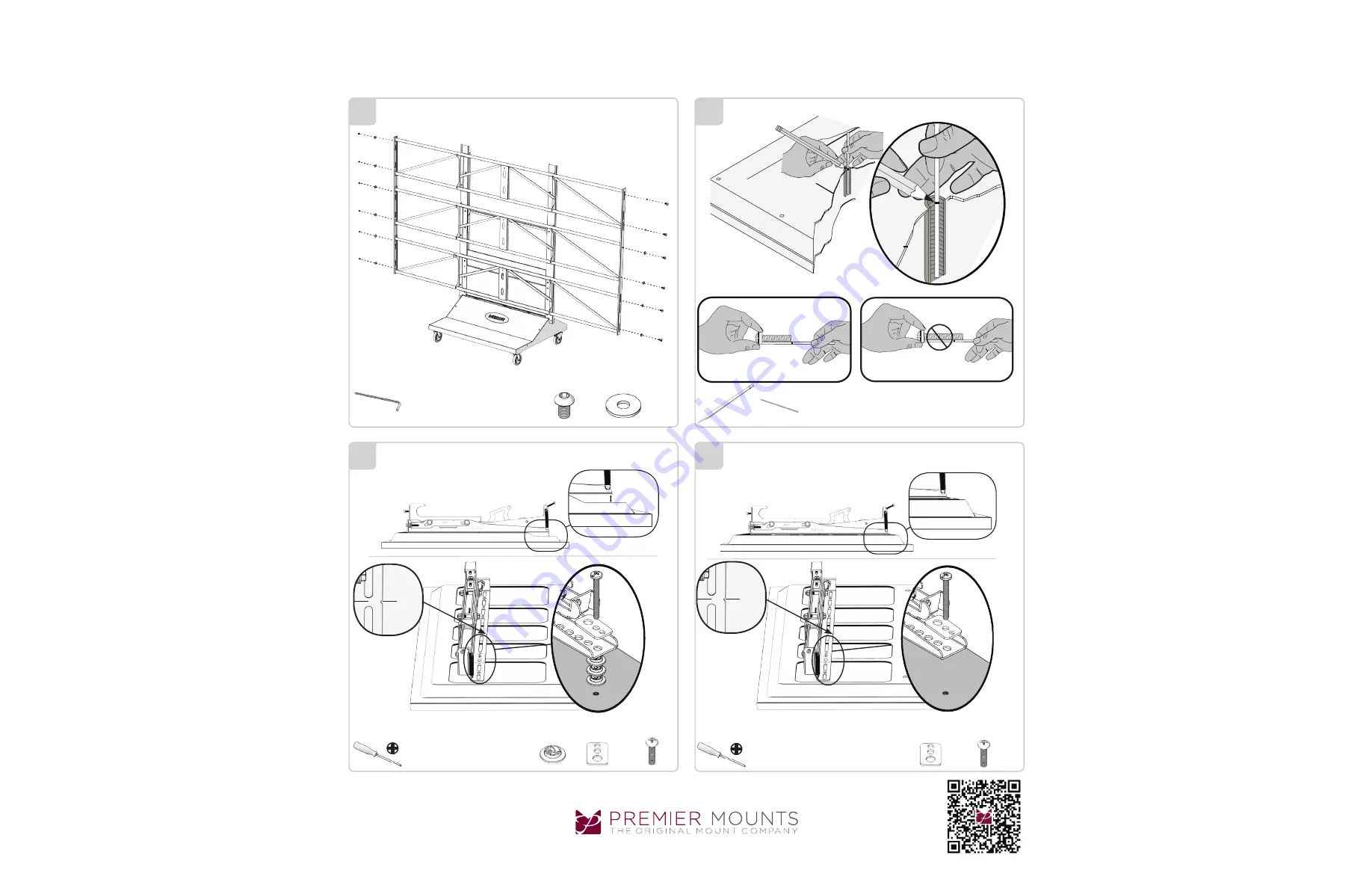 Premier Mounts MVWC-3X3 Installation Manual Download Page 7