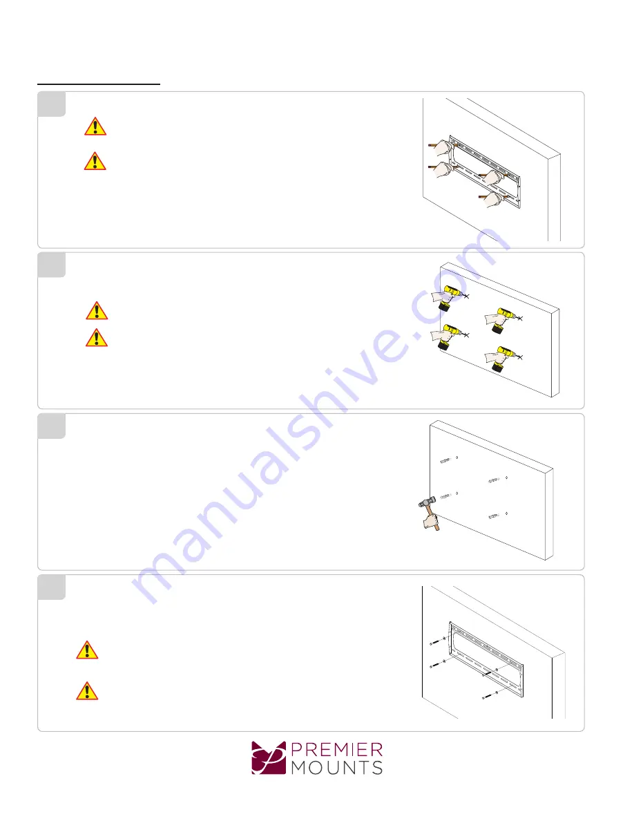 Premier Mounts P4263T Скачать руководство пользователя страница 6