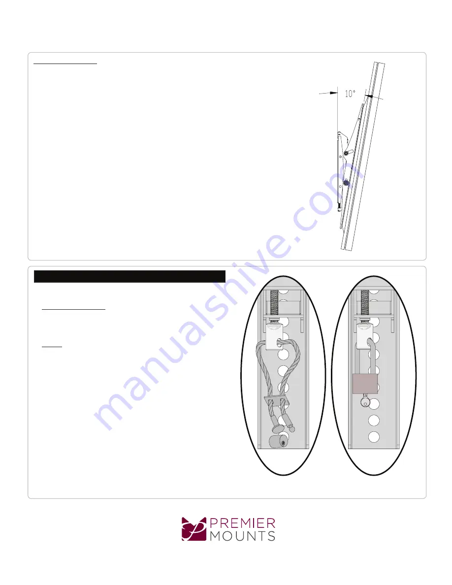 Premier Mounts P4263T Скачать руководство пользователя страница 11