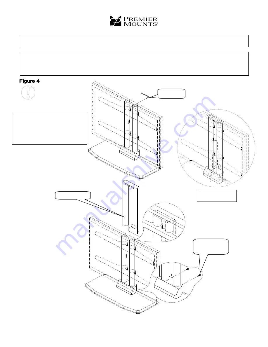 Premier Mounts PSD-TTS/B Installation Manual Download Page 10