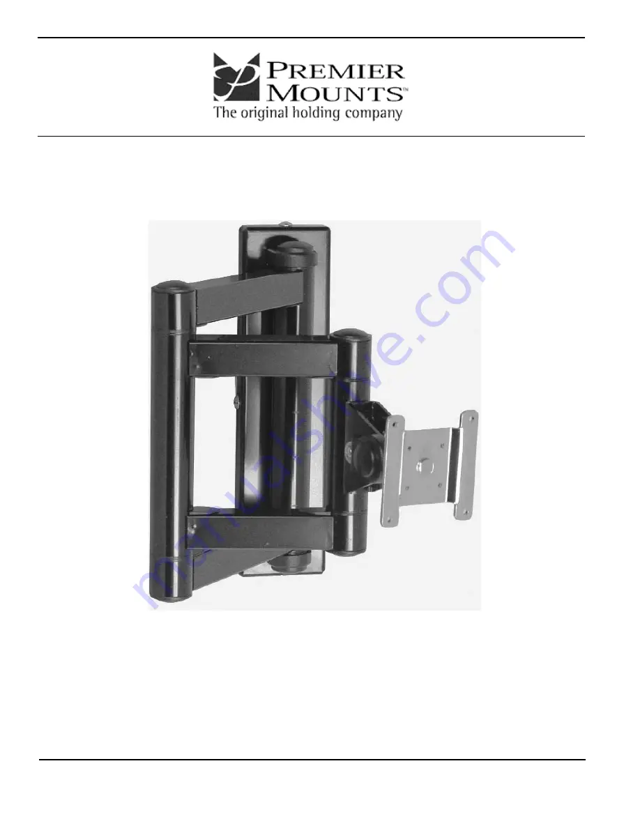 Premier Mounts SOAD Installation Instructions Manual Download Page 1