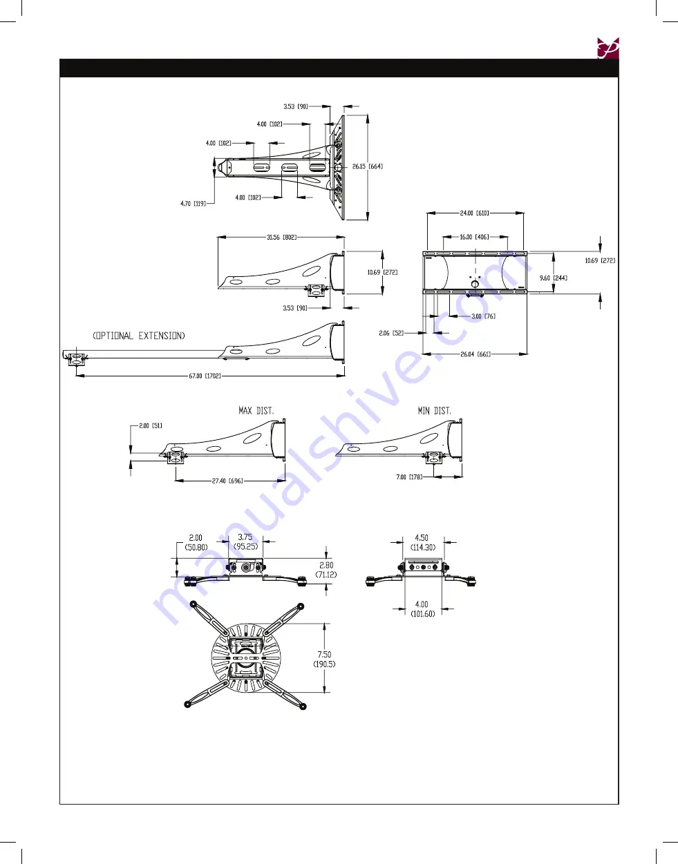 Premier Mounts UNI-EPDS Скачать руководство пользователя страница 19