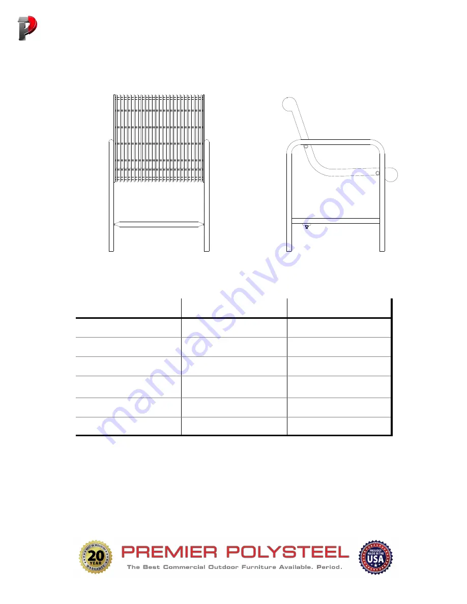 PREMIER POLYSTEEL 939-D11 Скачать руководство пользователя страница 2