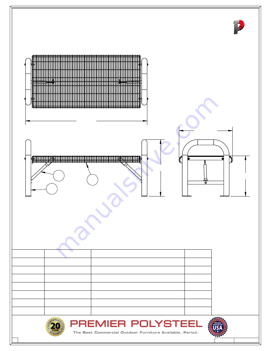 PREMIER POLYSTEEL 976-103 Quick Start Manual Download Page 1