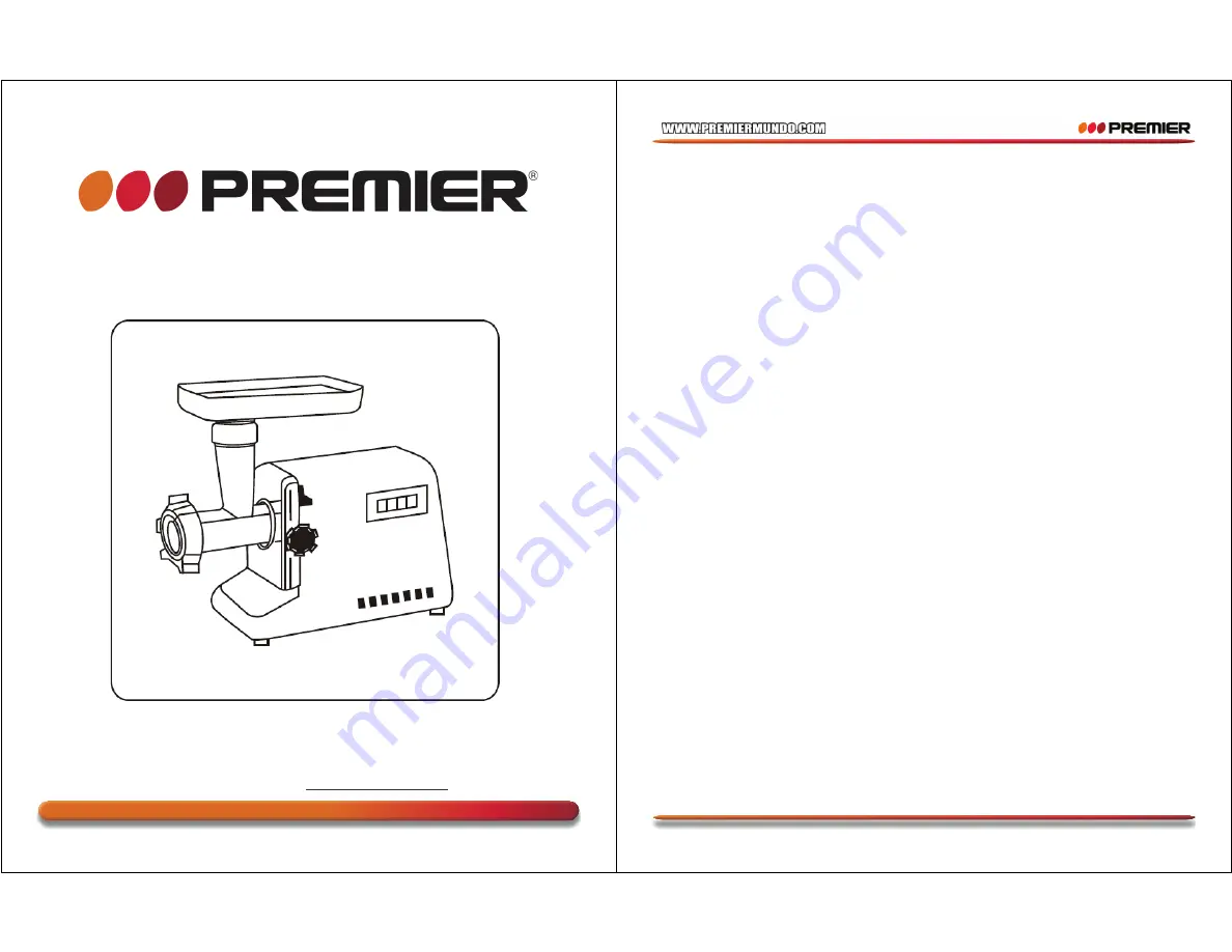 Premier ED-3067 Instruction Manual Download Page 1