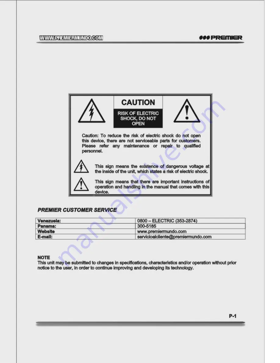 Premier ED-4035 Instruction Manual Download Page 6