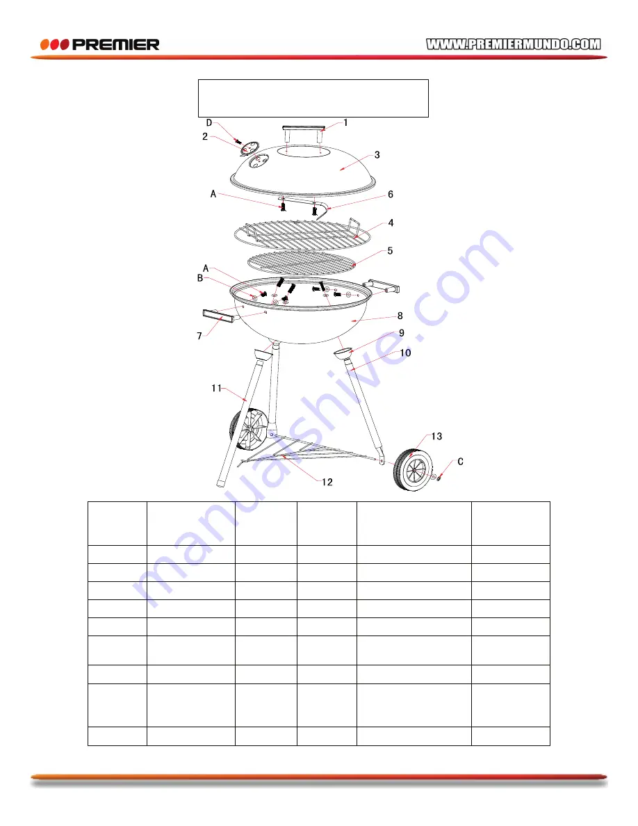 Premier ED-4450BQ Instruction Manual Download Page 7