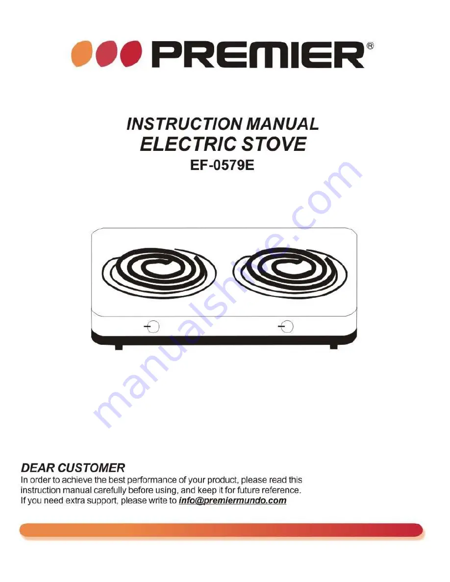 Premier EF-0579E Instructlon Manual Download Page 4