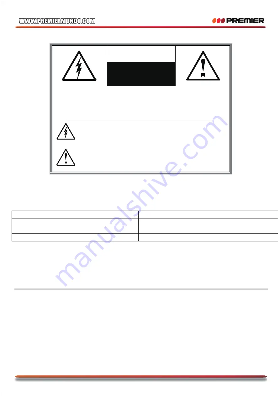 Premier GAMMA TABLET V1.5 Manual Download Page 2