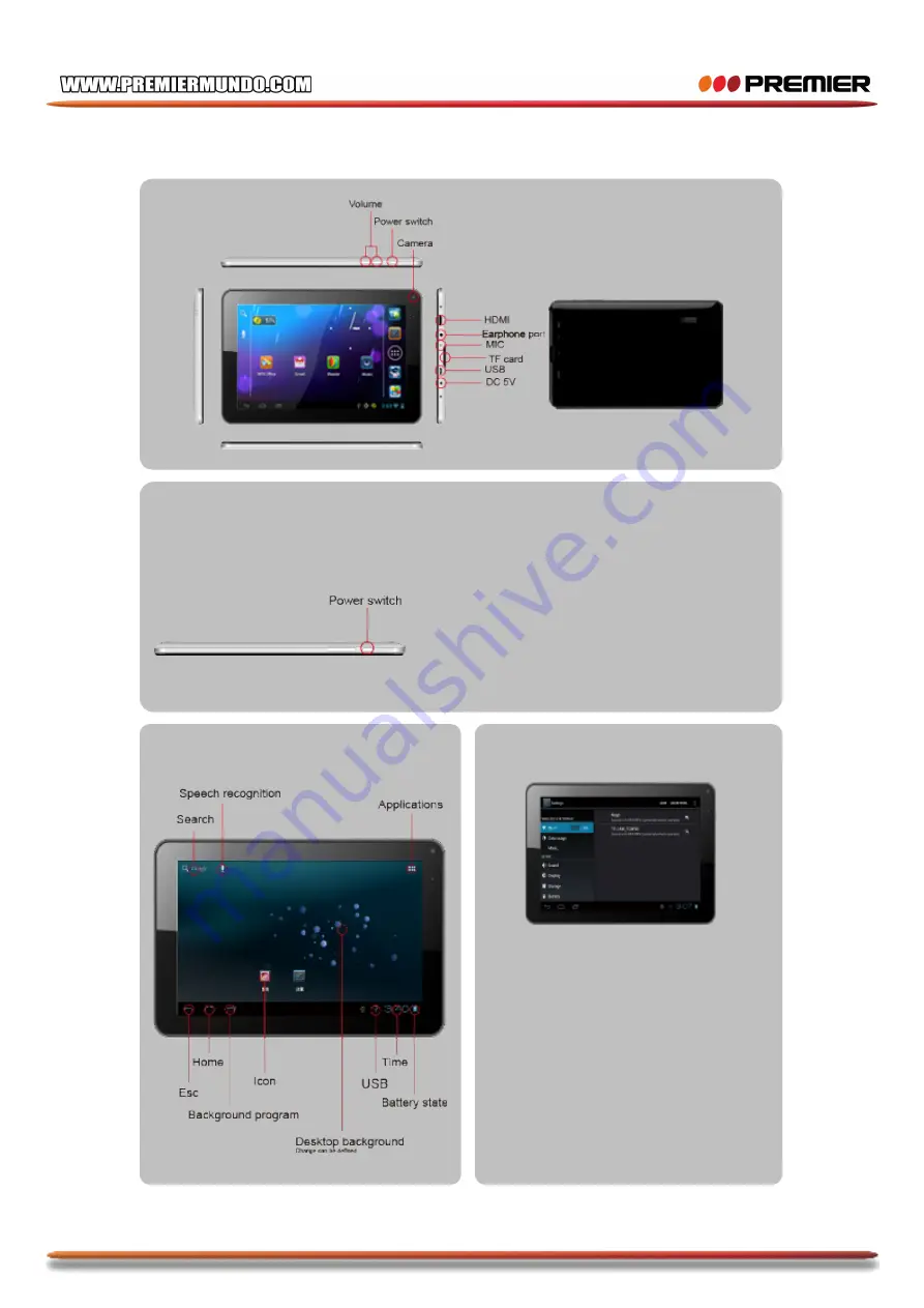 Premier GAMMA TABLET V1.5 Manual Download Page 3