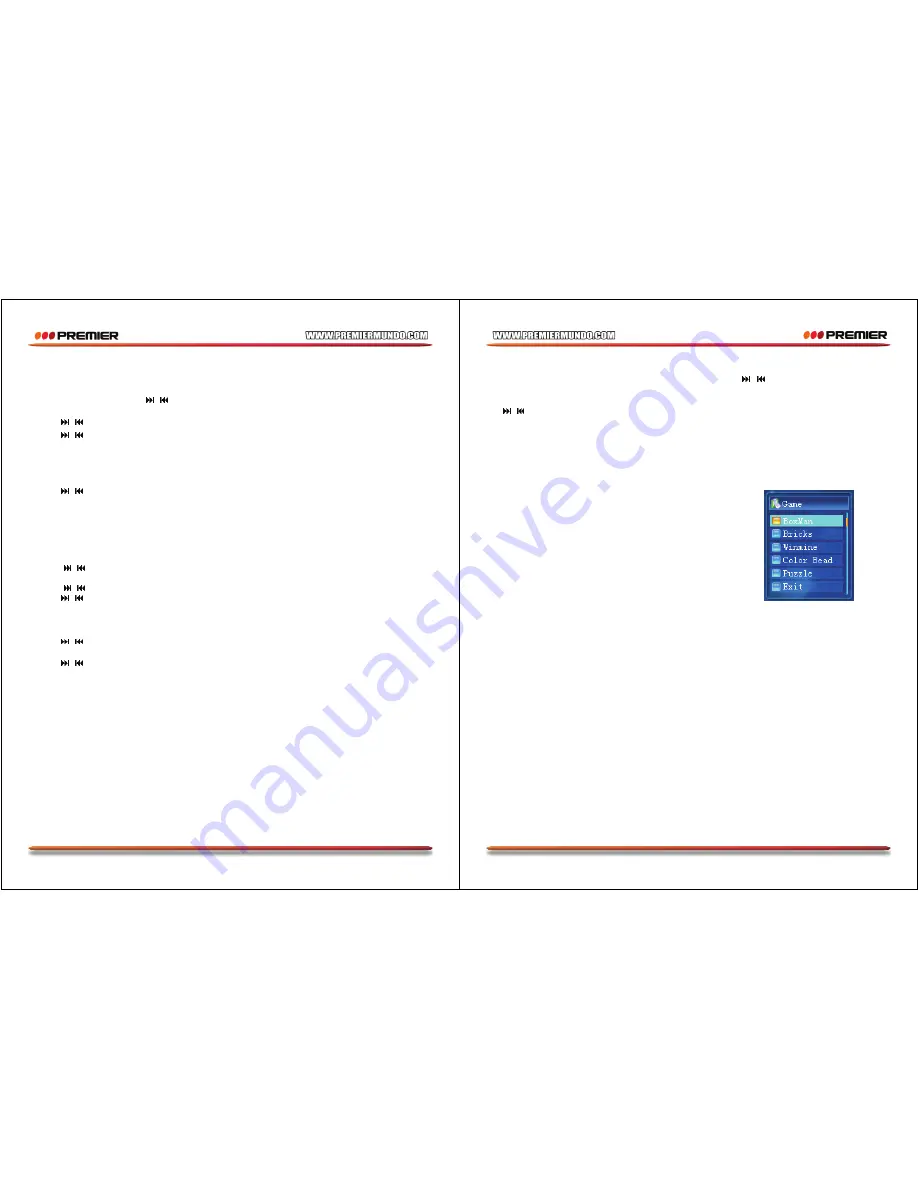 Premier MP-2475-1G Instruction Manual Download Page 11