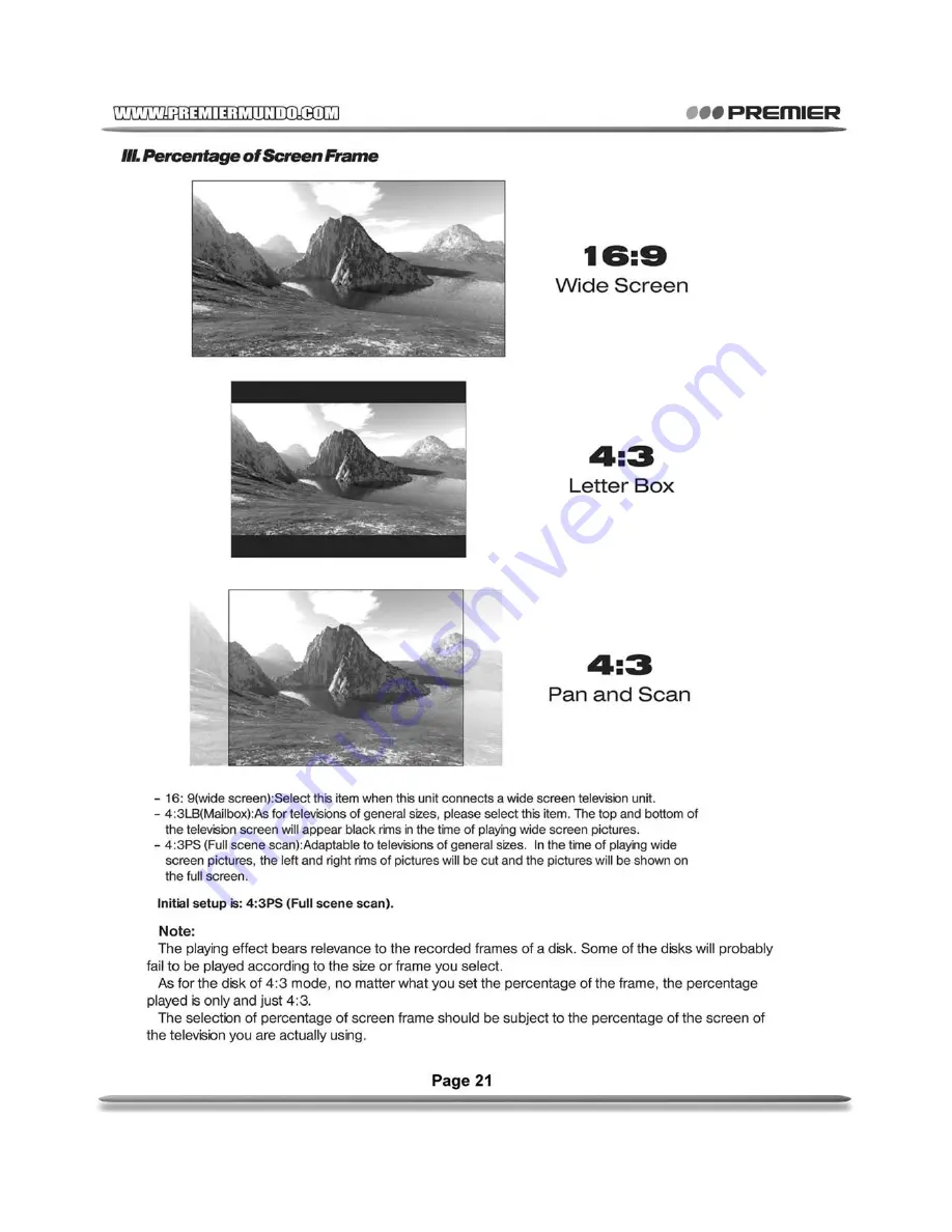 Premier SX-2254DU Instruction Manual Download Page 22