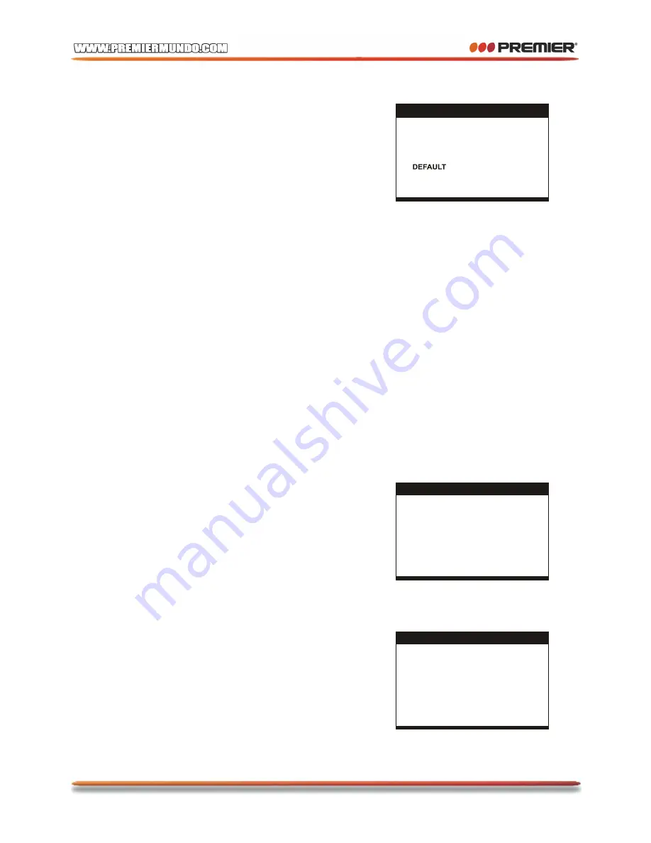 Premier SX-3083TVD Instruction Manual Download Page 10