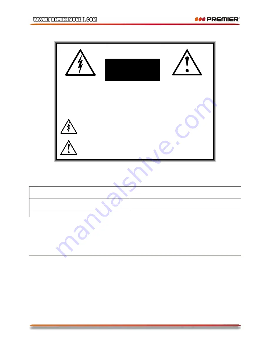 Premier SX-3521TVD Instruction Manual Download Page 2