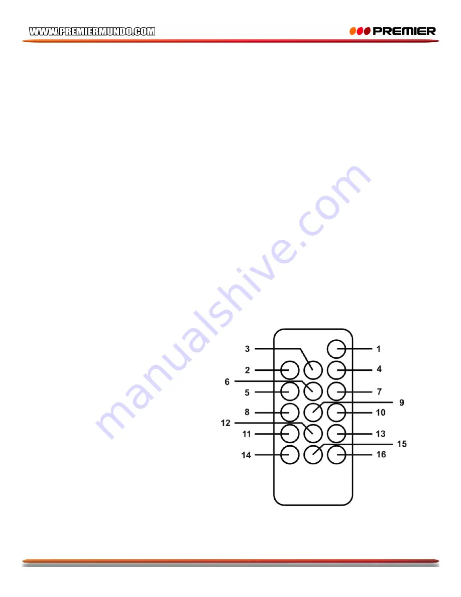 Premier SX-5273USBR Instruction Manual Download Page 6