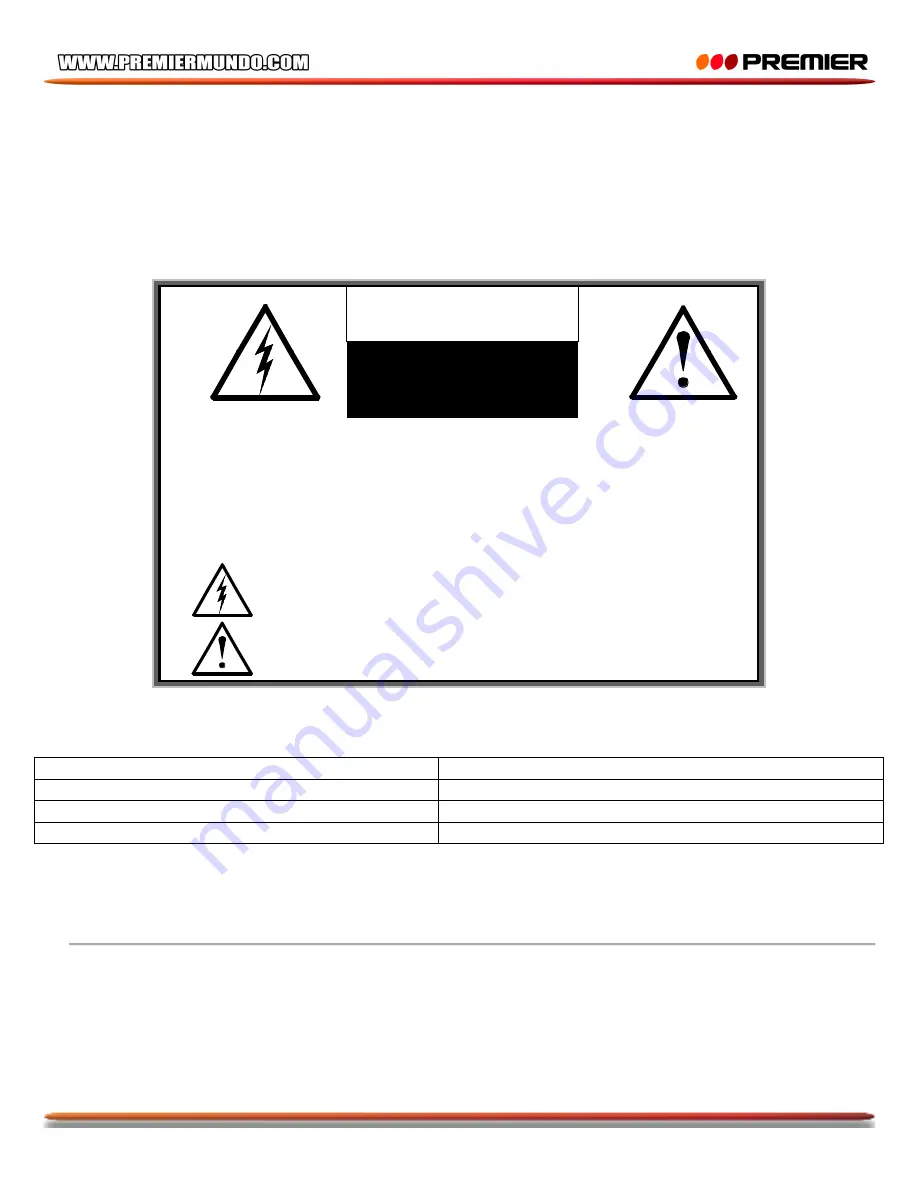 Premier TAB-5737-8G Instruction Manual Download Page 8