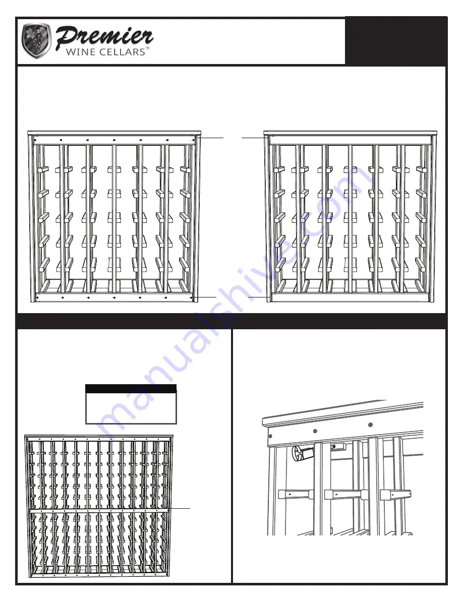 Premier WINE CELLARS Deluxe Style Assembly Manual Download Page 2