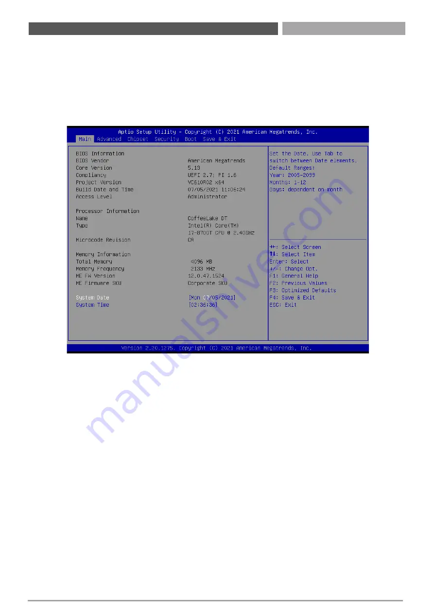 Premio VCO-6000-CFL Series User Manual Download Page 110