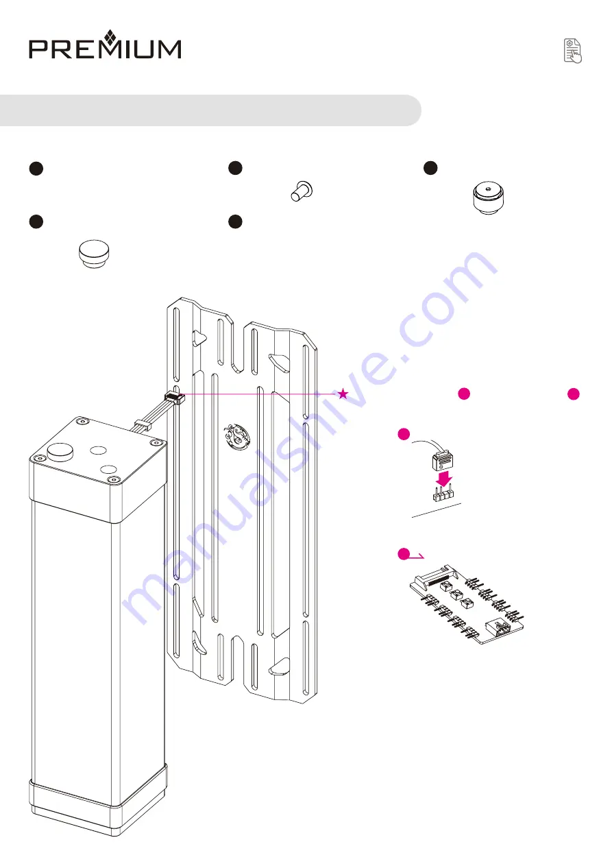 Premium Bitspower Premium Cuboid Reservoir 250 Instruction Manual Download Page 1