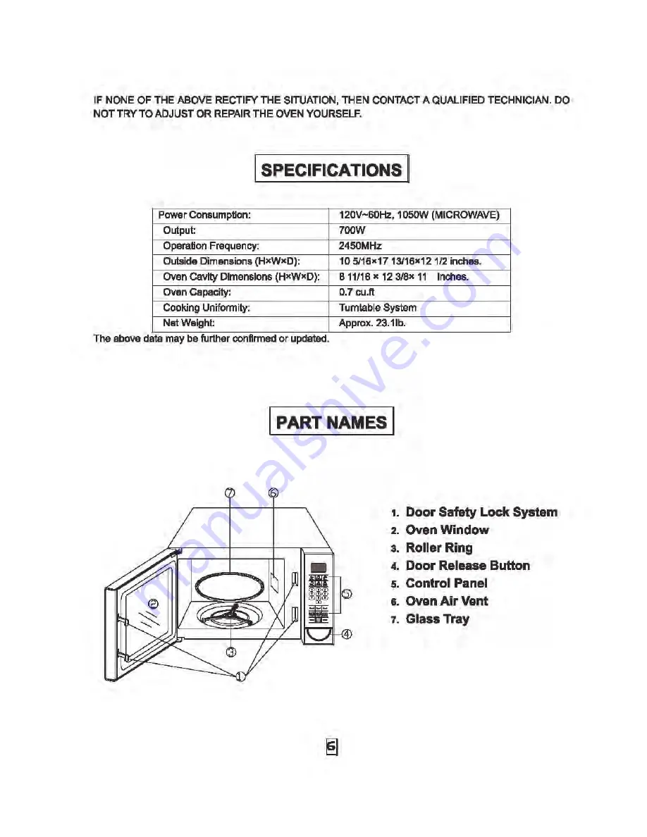 Premium PM70710 Use & Care Manual Download Page 7