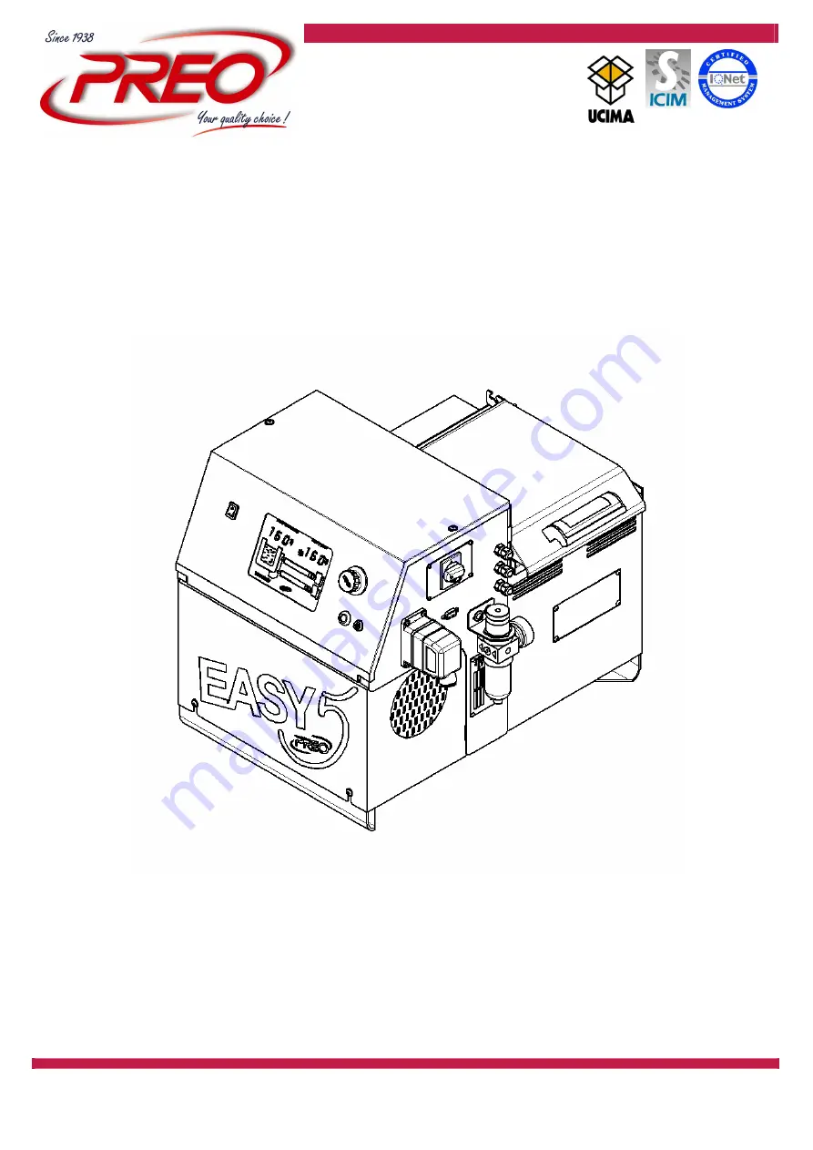 PREO EASY 5 Series Скачать руководство пользователя страница 1