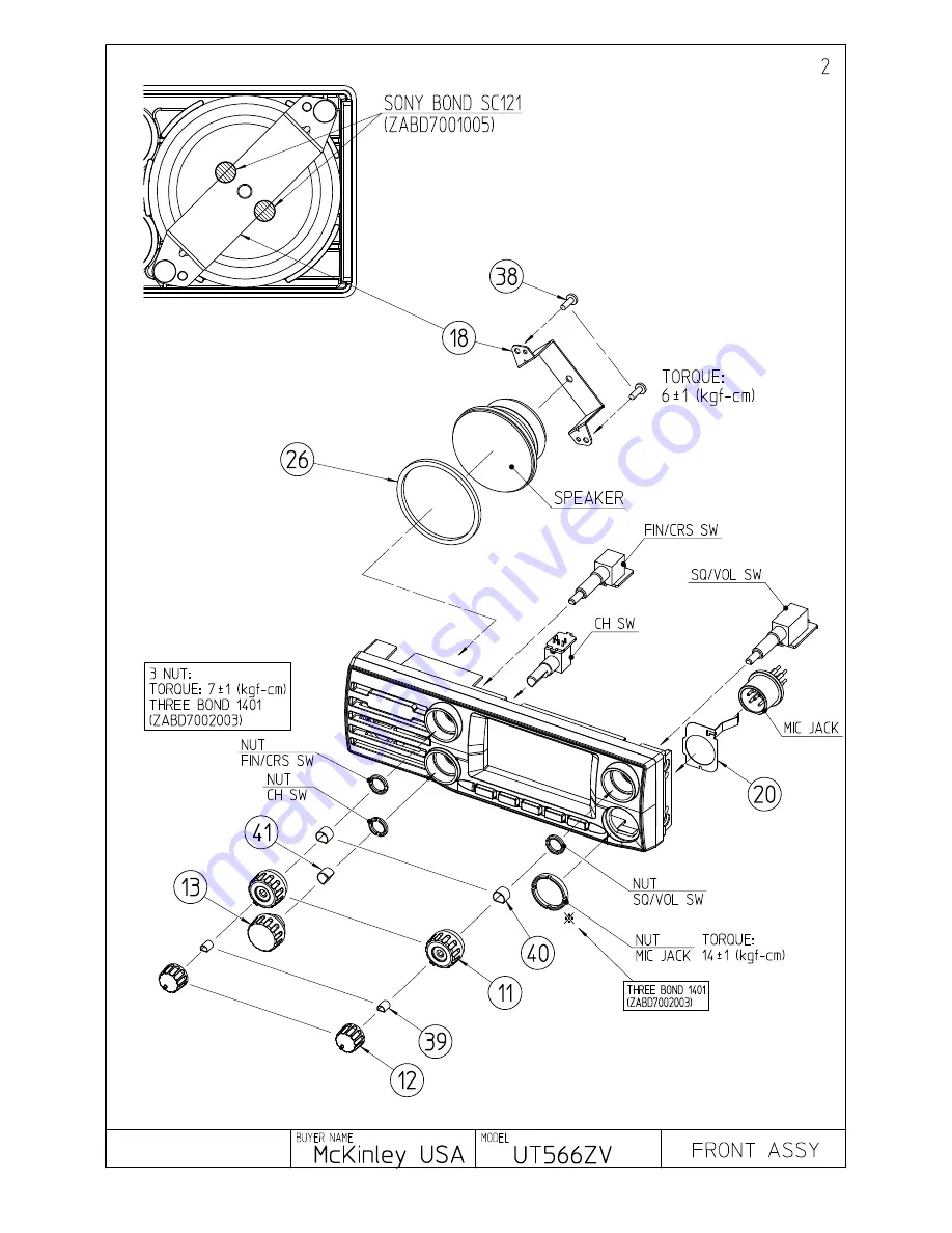 PRESIDENT Mc KINLEY US 12/24 Service Manual Download Page 24