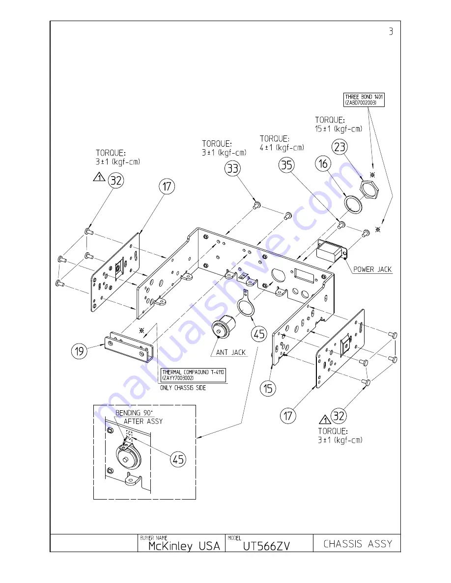 PRESIDENT Mc KINLEY US 12/24 Service Manual Download Page 25