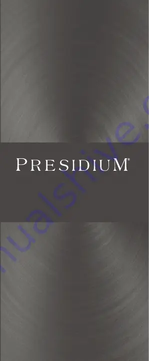 PRESIDIUM DC709N User Handbook Manual Download Page 1