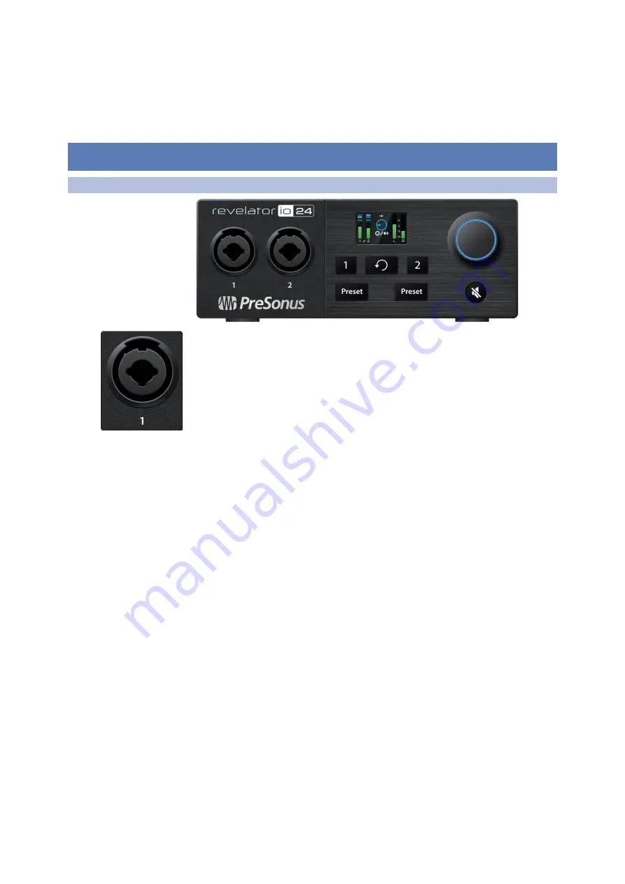 PRESONUS Revelator io24 Owner'S Manual Download Page 15