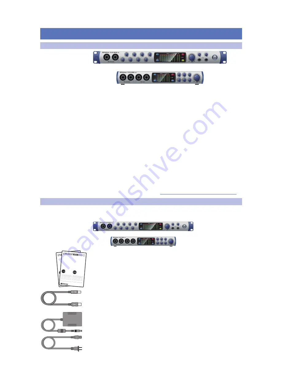 PRESONUS Studio 1810 Скачать руководство пользователя страница 3